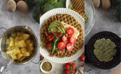 Slané vafle z brokolice a brambor: Křupavý recept do vaflovače