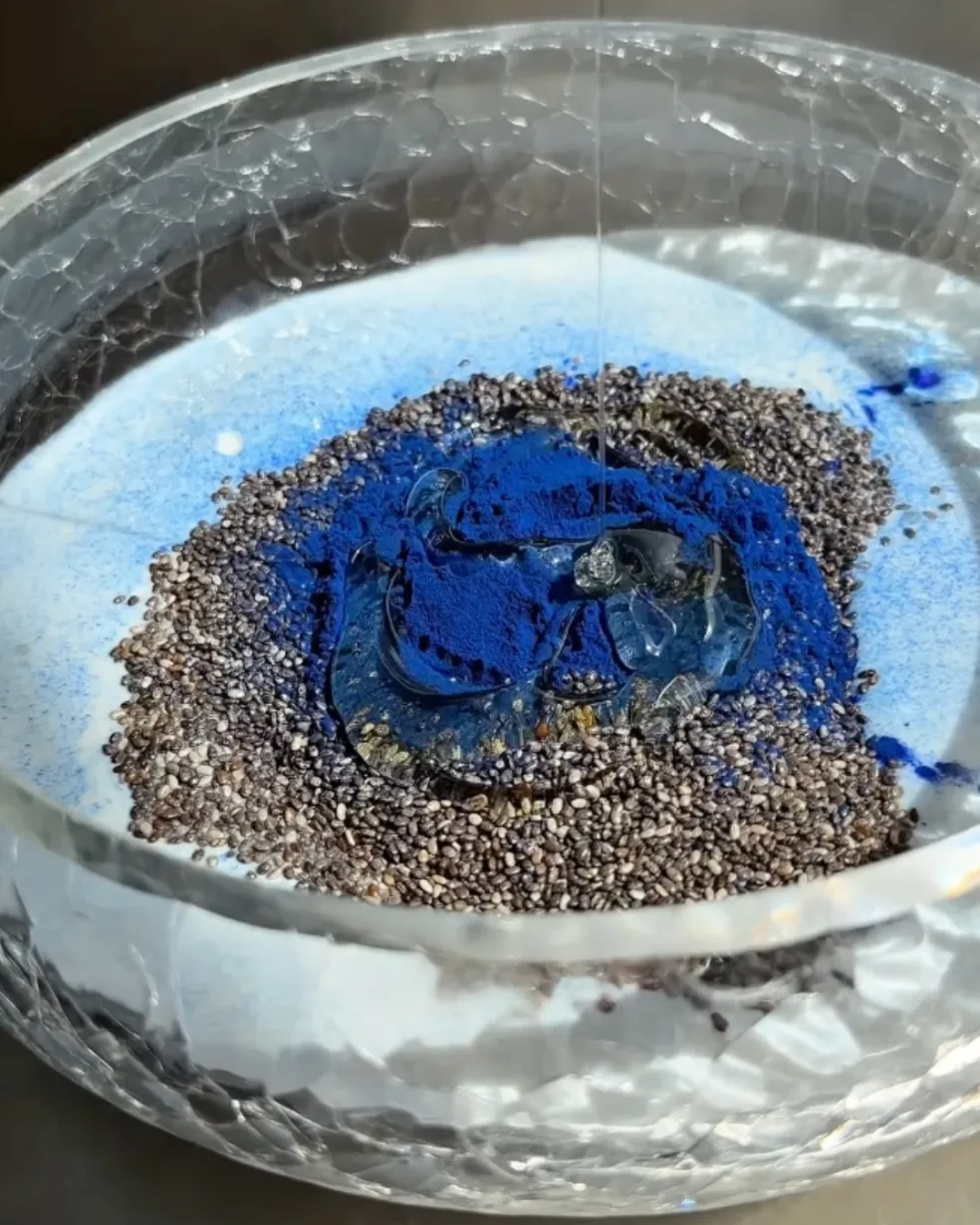 modrá spirulina