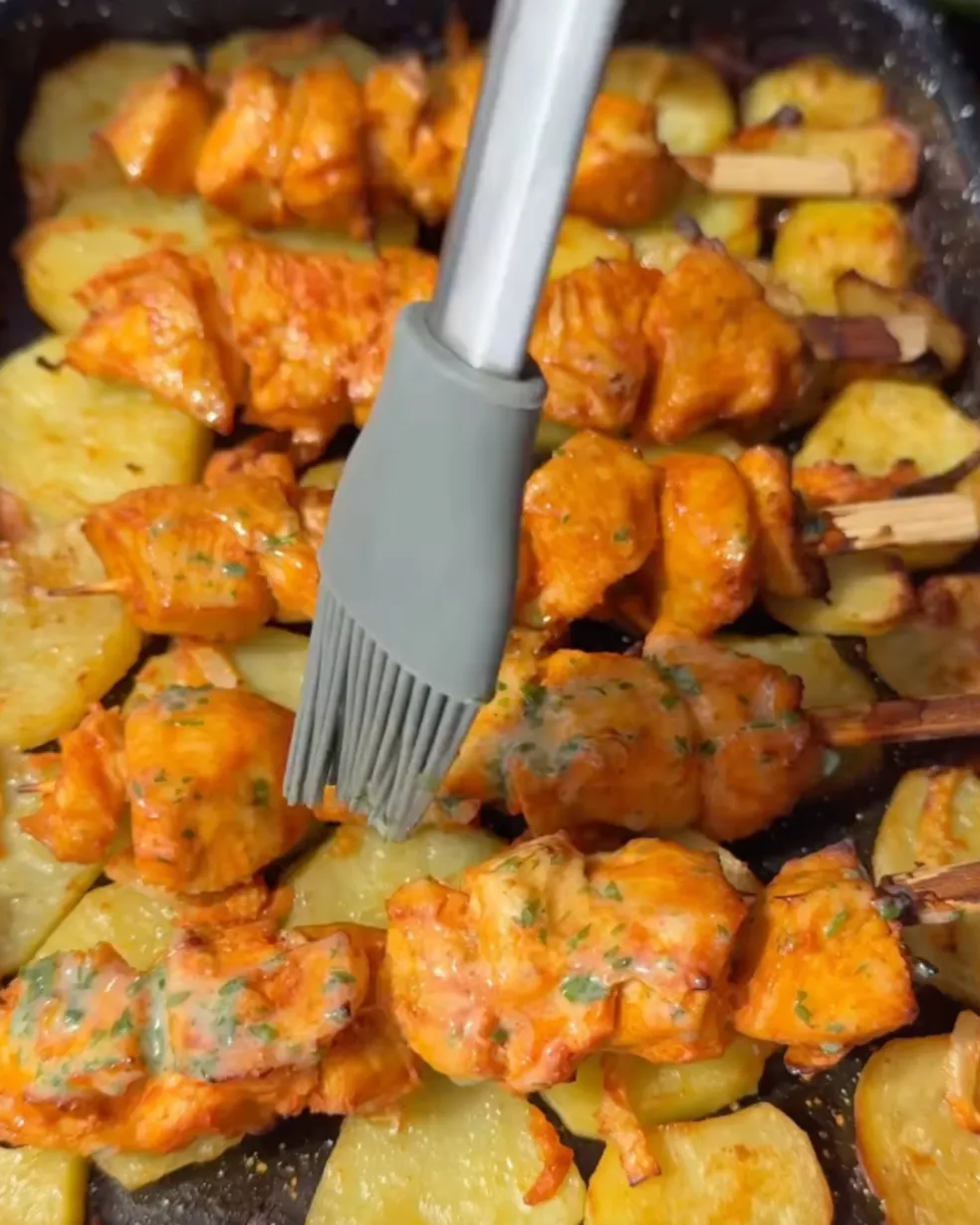 recept na kuřecí špízy