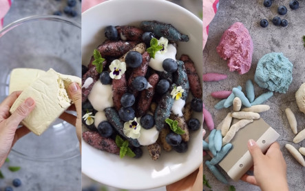 barevné tofu šišky recept