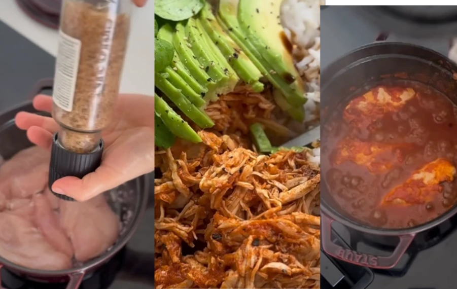 Recept na trhané kuřecí maso v rajčatové omáčce