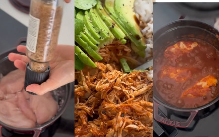 Recept na trhané kuřecí maso v rajčatové omáčce