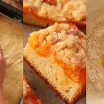 Meruňkový kynutý koláč s drobenkou: Nadýchaný a šťavnatý recept na plech