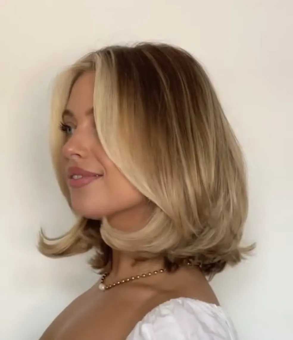 voluminous bob pro jemné vlasy s opticky hustším efektem