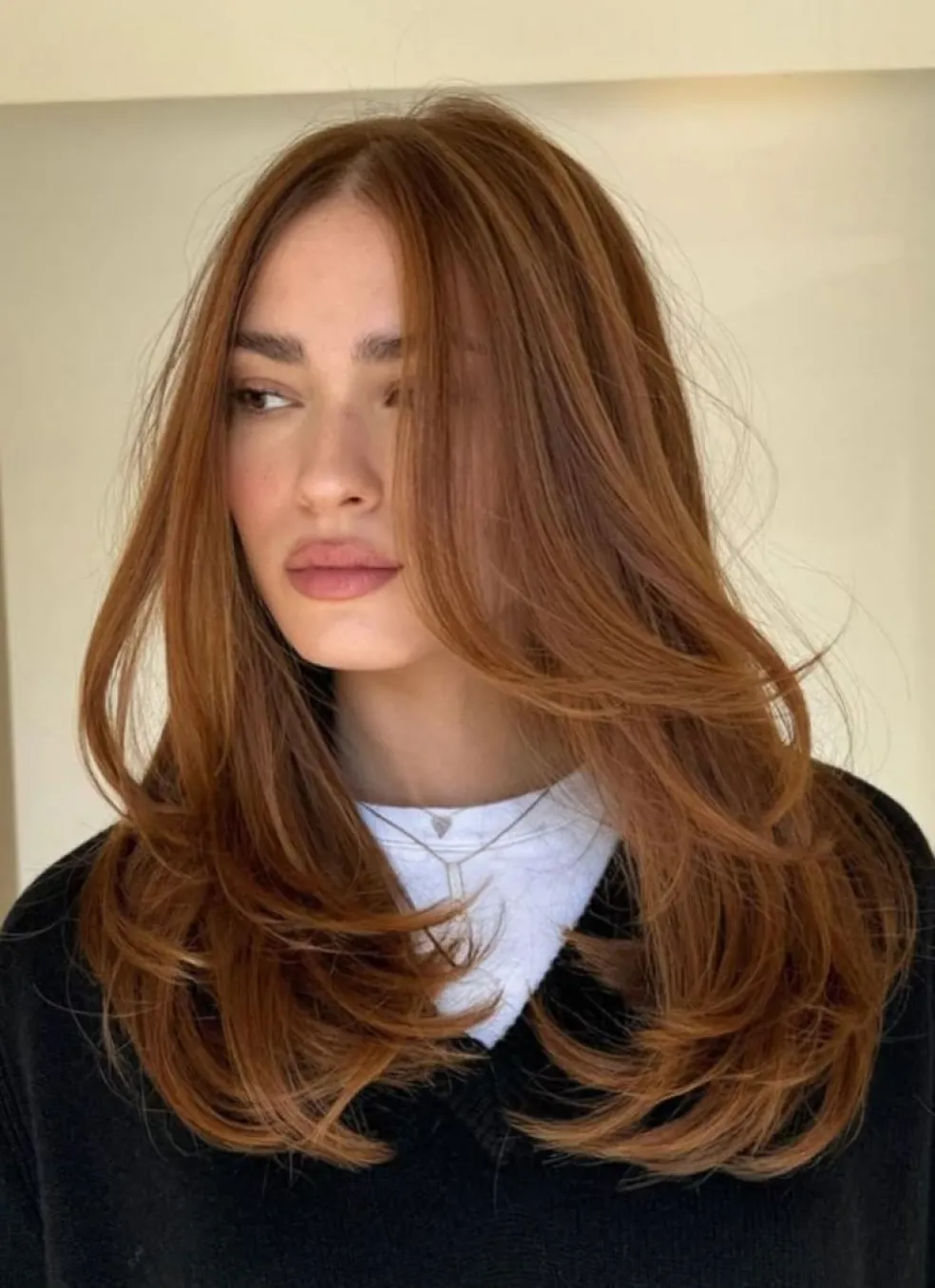 cinnamon copper hair s jemnými měděnými a hnědými tóny
