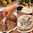 Zapékané palačinky s tvarohem a borůvkami: Recept s vanilkovou omáčkou