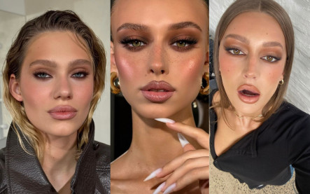 rozmazaná oční linka s jemným soft smoky eyes efektem